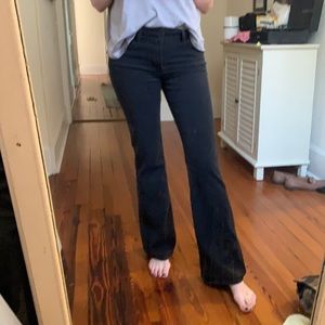 Flying Monkey mid rise flare jeans